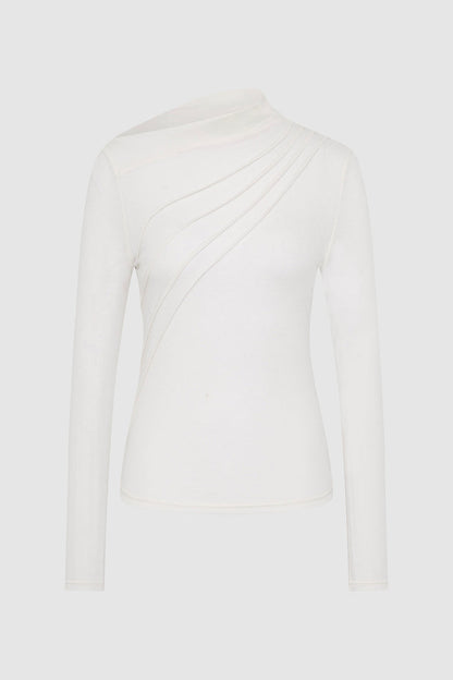 The Jersey Stitch Semi-Sheer Top