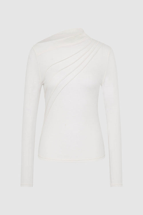 The Jersey Stitch Semi-Sheer Top