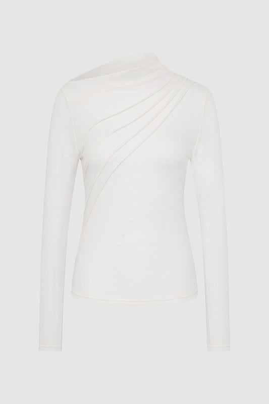 The Jersey Stitch Semi-Sheer Top