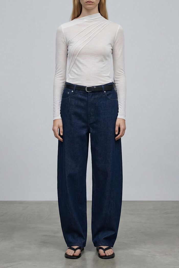 The Jersey Stitch Semi-Sheer Top