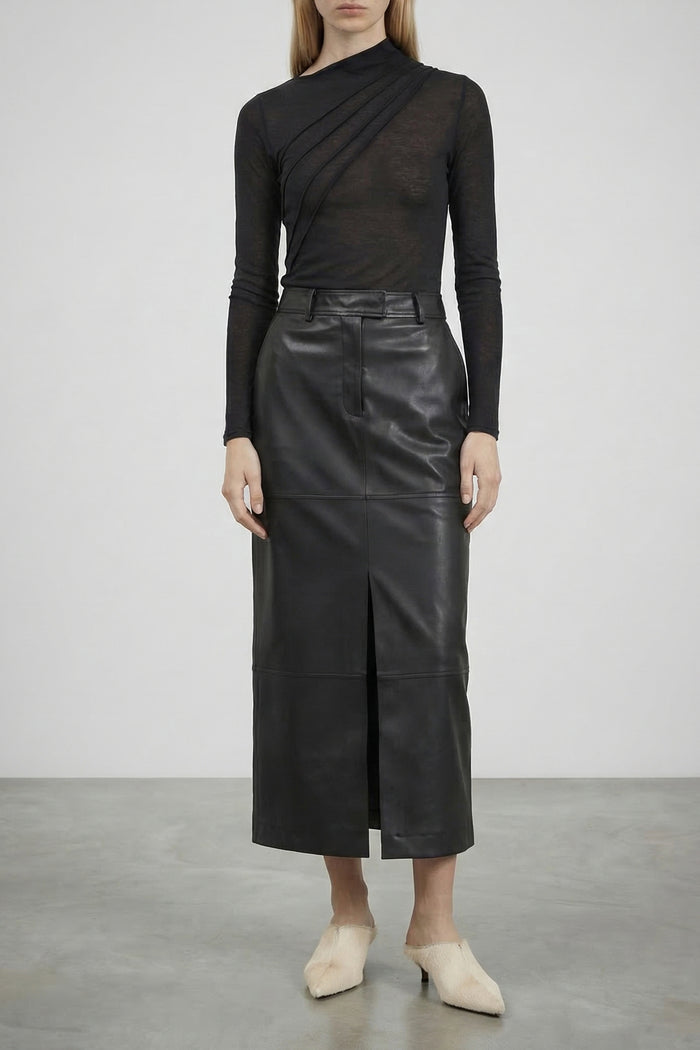 The Jersey Stitch Semi-Sheer Top