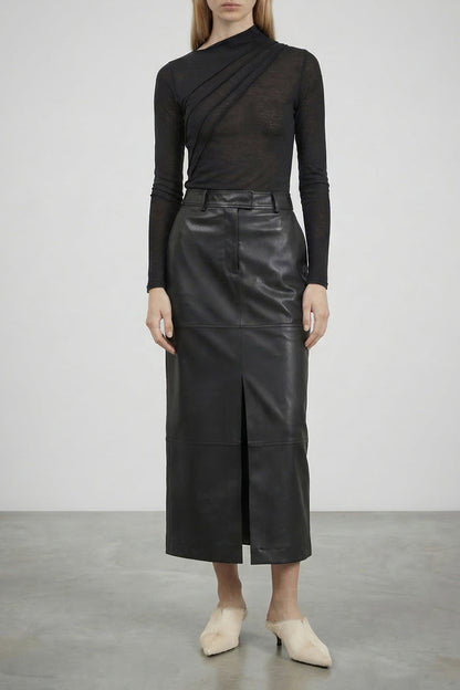 The Jersey Stitch Semi-Sheer Top