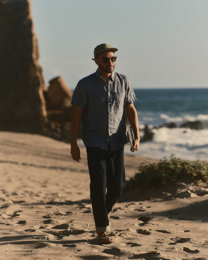 The Short Sleeve Jack in Ocean Linen