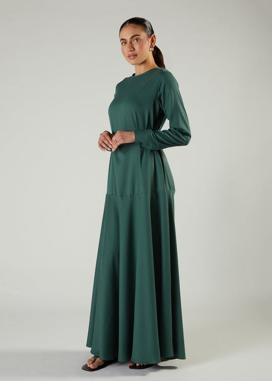 Tiered Maxi Green