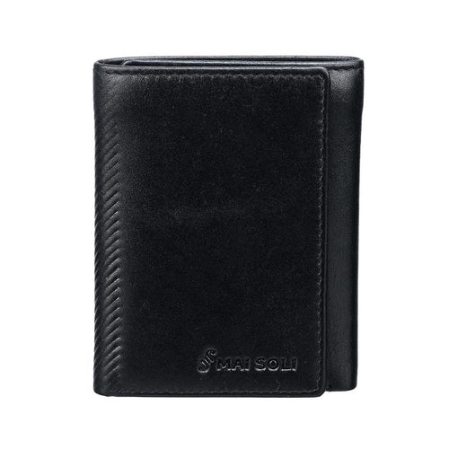 Tri-Fold Wallet Antique Finish: Tri-Fold Wallet Antique Finish