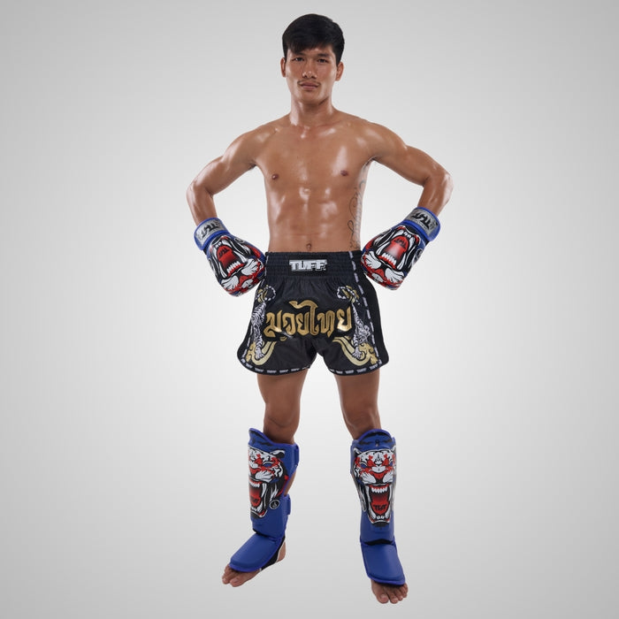 TUFF Blue Tiger Shin Guards