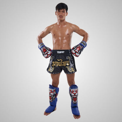 TUFF Blue Tiger Shin Guards