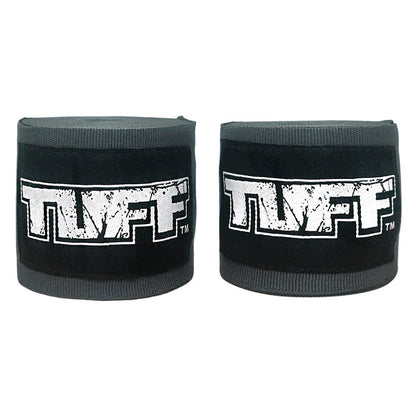TUFF Hand Wraps Elastic Cotton Gray
