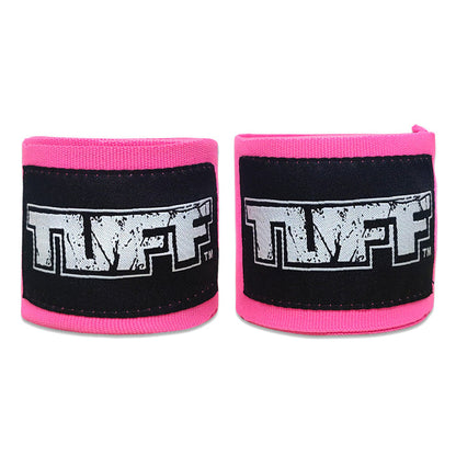 TUFF Hand Wraps Elastic Cotton Pink