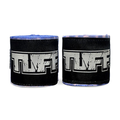 TUFF Hand Wraps Nylon Stripe Blue