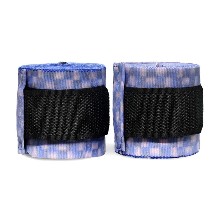 TUFF Hand Wraps Nylon Stripe Blue