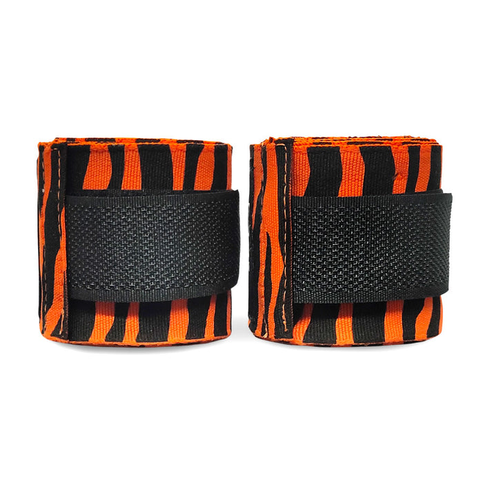 TUFF Hand Wraps Nylon Zebra Orange