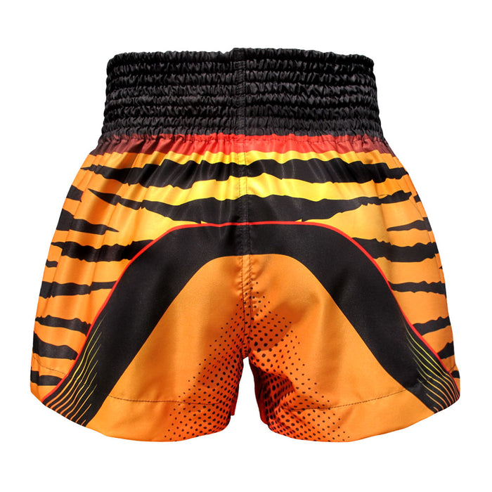 TUFF Kids Muay Thai Shorts Boxing Trunks Traditional Style (TUF-MS613-ORG)