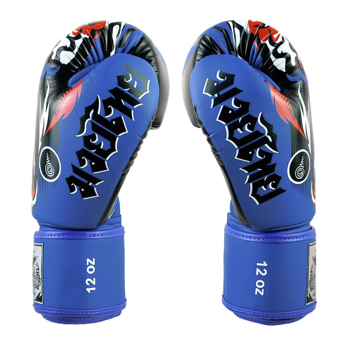 TUFF Muay Thai Boxing ฺBlue Tiger Gloves