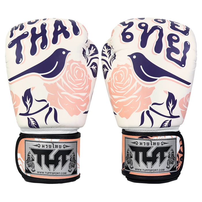TUFF Muay Thai Boxing Roses Gloves