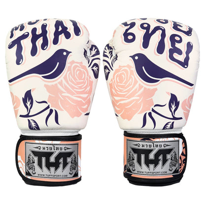 TUFF Muay Thai Boxing Roses Gloves