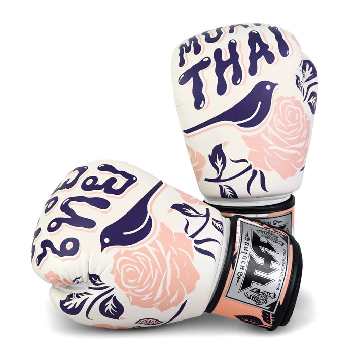 TUFF Muay Thai Boxing Roses Gloves