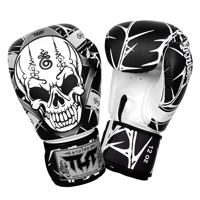 TUFF Muay Thai Boxing Skull Gloves