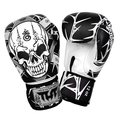 TUFF Muay Thai Boxing Skull Gloves