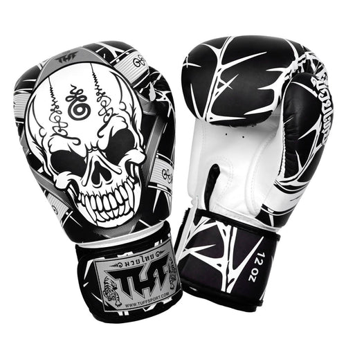 TUFF Muay Thai Boxing Skull Gloves