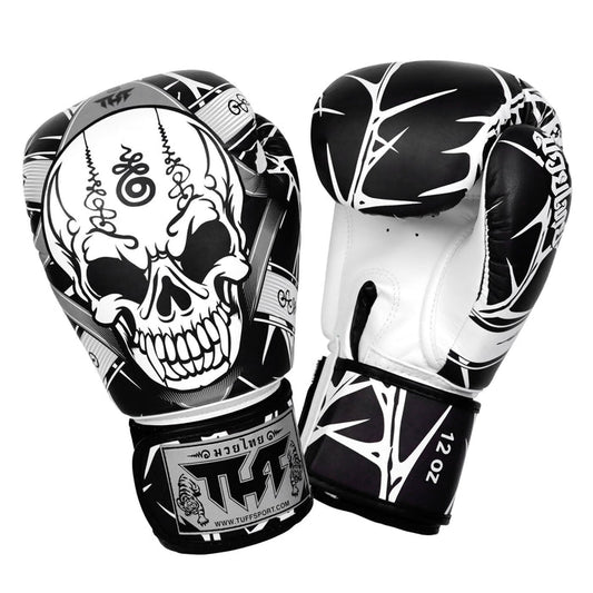 TUFF Muay Thai Boxing Skull Gloves