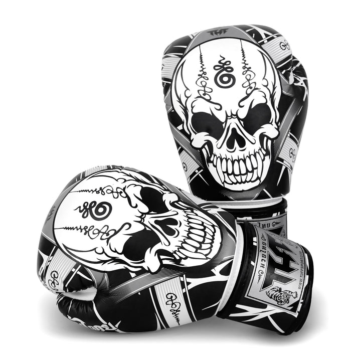 TUFF Muay Thai Boxing Skull Gloves