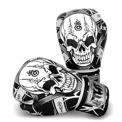 TUFF Muay Thai Boxing Skull Gloves