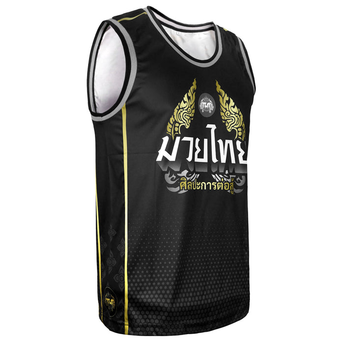 TUFF Muay Thai Tank Top Boxing Sleeveless Vest Gym Jersey (TUF-TT102)
