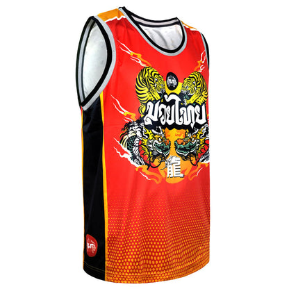 TUFF Muay Thai Tank Top Boxing Sleeveless Vest Gym Jersey (TUF-TT104)