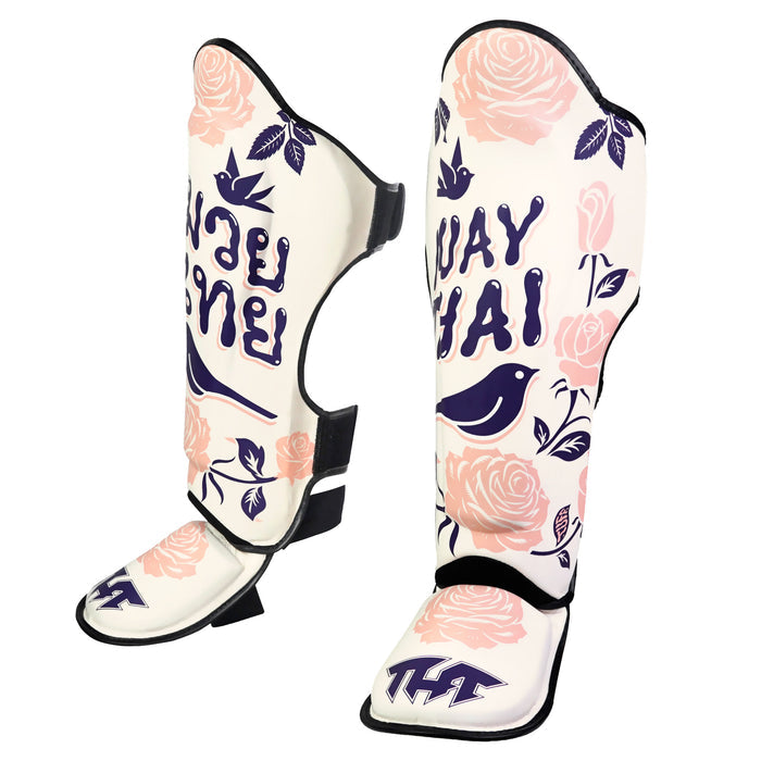 TUFF Roses Shin Guards