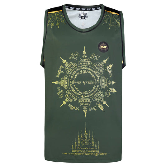 TUFFPAYAK Muay Thai Tank Top Boxing Sleeveless Vest Gym Jersey (TPY-TT008)