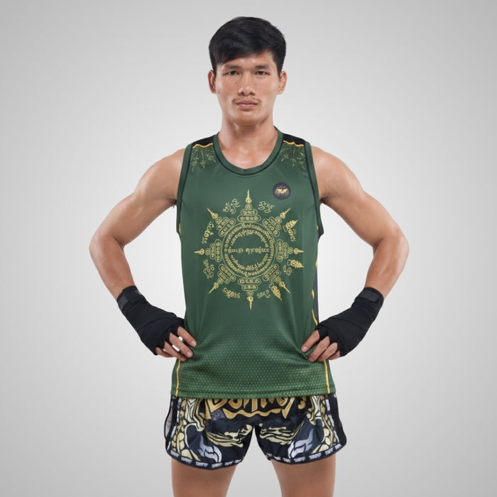 TUFFPAYAK Muay Thai Tank Top Boxing Sleeveless Vest Gym Jersey (TPY-TT008)