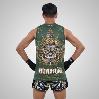 TUFFPAYAK Muay Thai Tank Top Boxing Sleeveless Vest Gym Jersey (TPY-TT008)