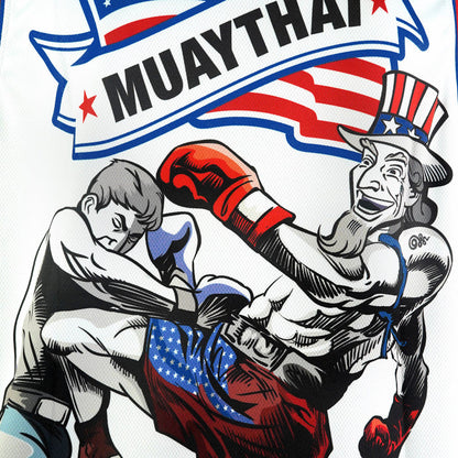 TUFFPAYAK Muay Thai Tank Top Boxing Sleeveless Vest Gym Jersey (TPY-TT014)