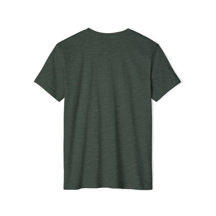 Heather Forest t-shirt shown from the front as a plain color reference with short sleeves and a simple casual tee silhouette.