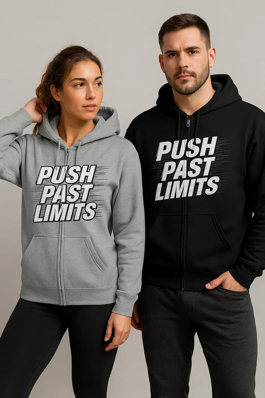 Unisex Heavy Blend Full Zip Hoodie – Push Past Limits