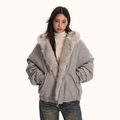 Unisex Hooded Furry Coat – Ultra-Warm Street Style