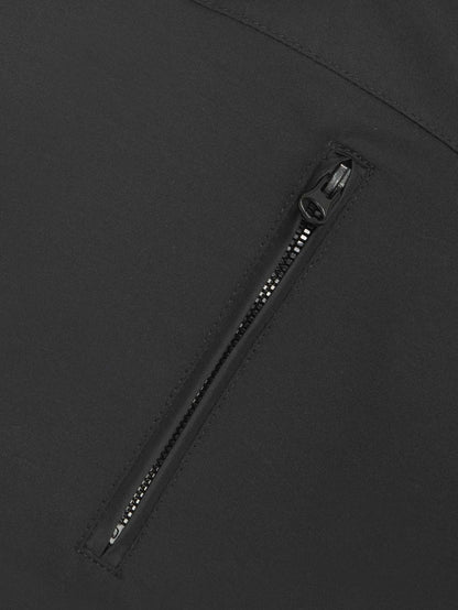 Vitus Slim Fit Black Jacket 6XL