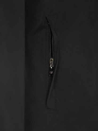 Vitus Slim Fit Black Jacket 6XL