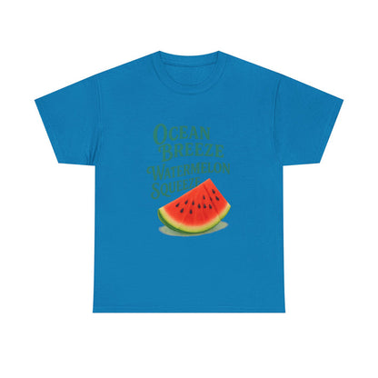 Watermelon Summer Tee – Unisex Cotton Beach Shirt