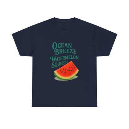 Watermelon Summer Tee – Unisex Cotton Beach Shirt