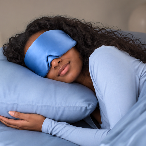 Weighted Mulberry Silk Eye Mask: Hot + Cool Therapy