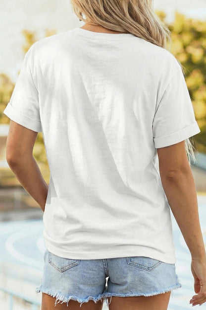 White Easy Peasy Lemon Squeezy Graphic Tee