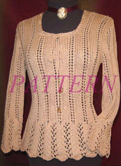 White Lies Designs - Bella Pullover or Cardigan Pattern #127-Patterns-White Lies Designs-Alpaca Direct