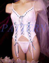 White Lies Designs - Trish's Mini-Basque Corselette Pattern #132-Patterns-White Lies Designs-Alpaca Direct