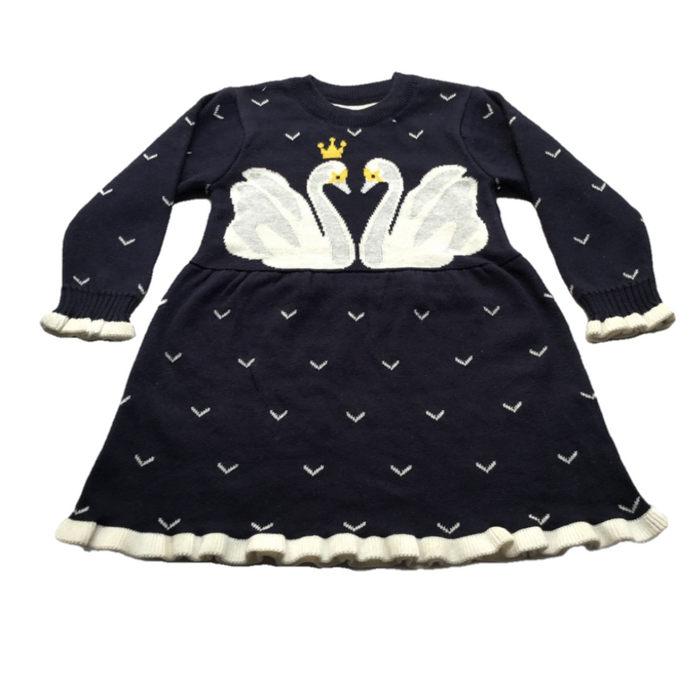 White Swan Baby Frock | 100% Organic Cotton - Mojopanda Organic  Store