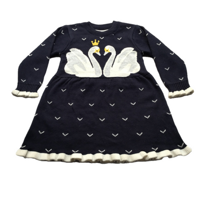 White Swan Baby Frock | 100% Organic Cotton - Mojopanda Organic  Store