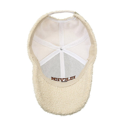 Winter lambskin baseball cap – seven colors to match every winter outfit