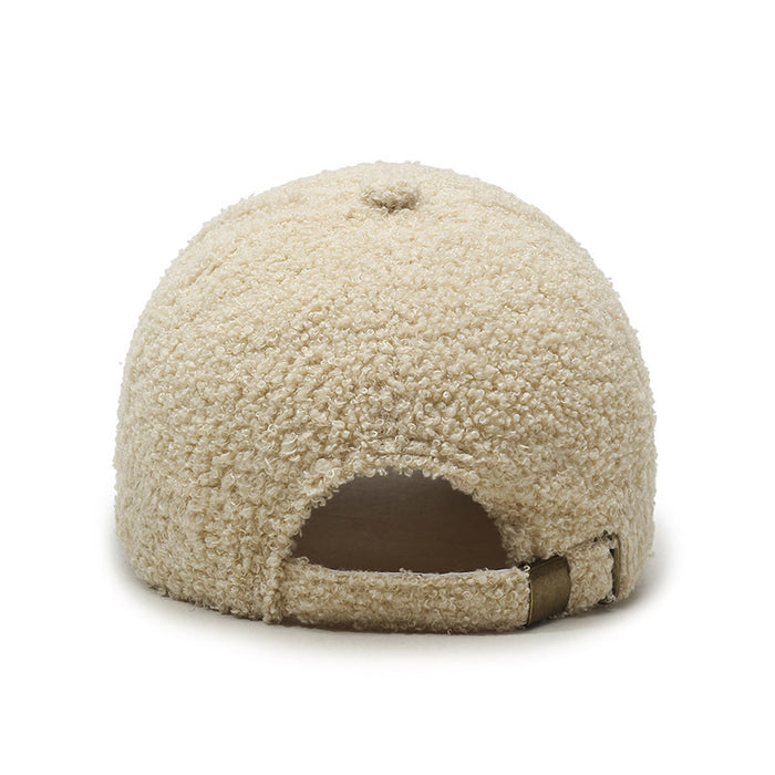 Winter lambskin baseball cap – snug fit that seals in heat