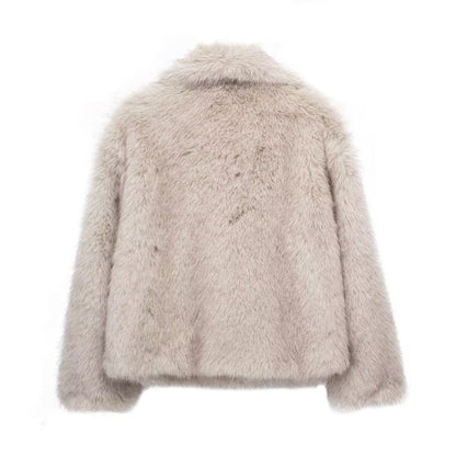Winter Plush Coat in motion – easy layering for commute